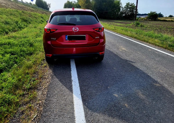 Mazda CX-5 cena 117000 przebieg: 91000, rok produkcji 2018 z Wieliczka małe 301